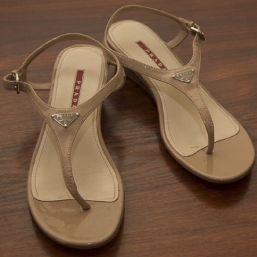 Prada Tan Sandals